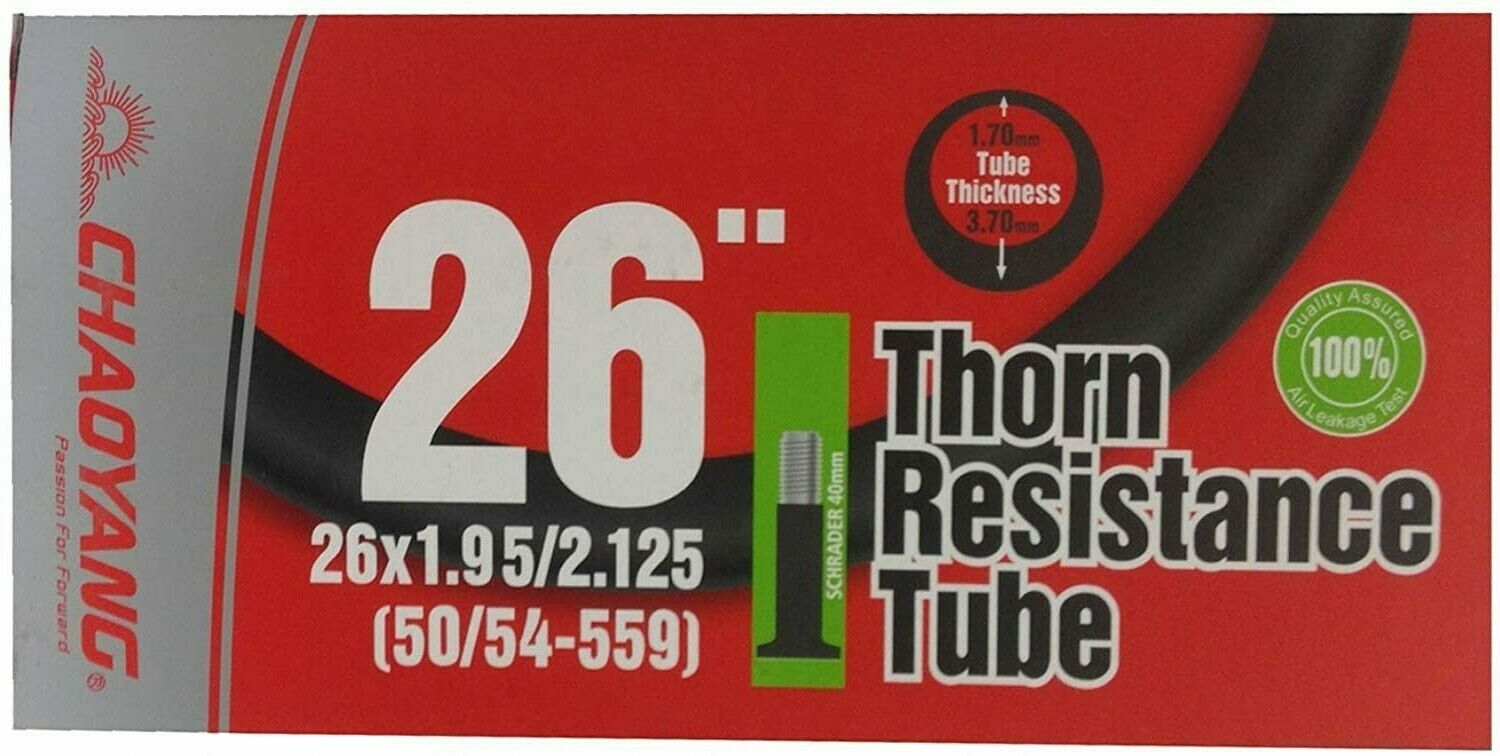 ChaoYang Camera d'aria Resistente alle forature 26x1.95/2.125 Valvola Schrader